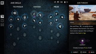 God of War Ragnarok Leviathan Ax skill tree