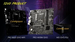 MSI's promo for upcoming 12VO Products