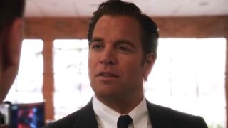 Michael Weatherly in his last scene on NCIS screenshot.