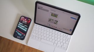 iPad Air 5 with Magic Keyboard