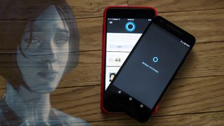 Cortana on Windows Phone looking sad.