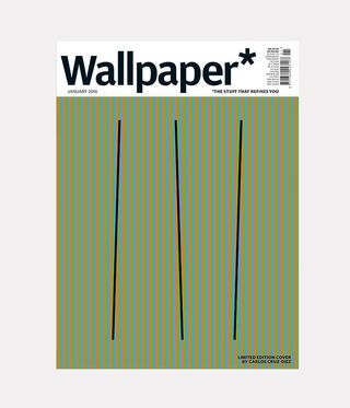 Limited edition Wallpaper cover by Carlos Cruz-Diez