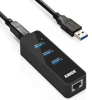 Anker 3-Port hub with Ethernet