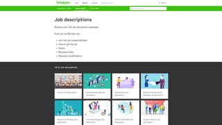 Website screenshot for TotalJobs