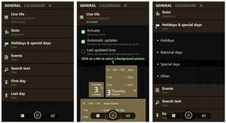 Chronos Calendar General Settings