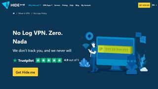 hide.me VPN review - no logging policy