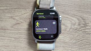 Recording a workout with your Apple Watch