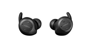 Jabra Elite Sport True Wireless Earbuds valkoista taustaa vasten