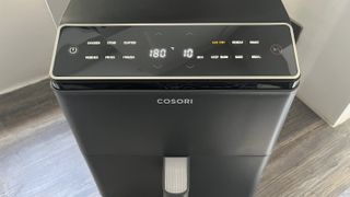 Cosori Pro III Dual Blaze air fryer on kitchen counter