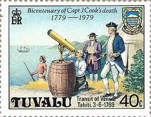 Stamp Commemorating Cook's Transit Expedition