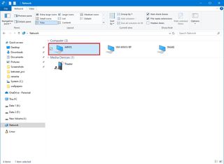 File Explorer Network Option