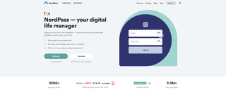 NordPass website screenshot