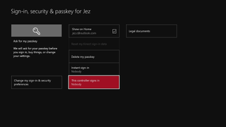 Xbox One Controller Sign-in