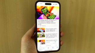 iMore in Safari on iPhone 15 Pro Max