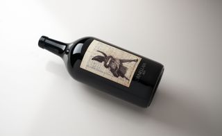 One of the William Kentridge-designed labels for Ornellaia