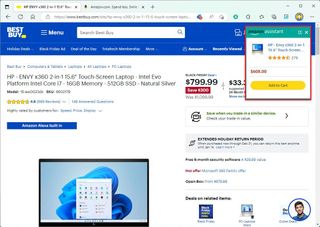 Amazon Assistant pop up