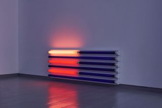 Brian Eno and Dan Flavin at Paul Stolper