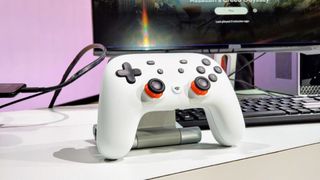 Stadia controller and monitor