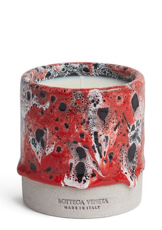 Bottega Veneta candle in red