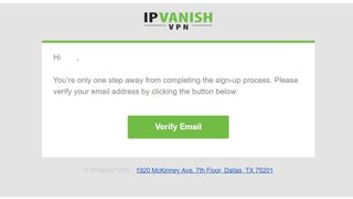 Verify email address