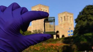 Transparent computer chip