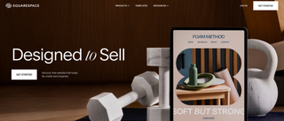 Squarespace homepage