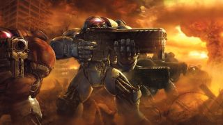 StarCraft 2 Terran Marines art