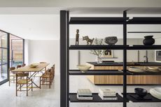 a minimalist reworked new york townhouse kitchen