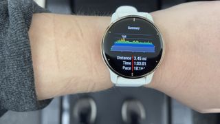 Garmin Venu 2 Plus run metrics