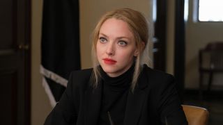 Amanda Seyfried as Elizabeth Holmes in The Dropout