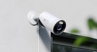 eufycam e330 professional bolted onto exterior wall