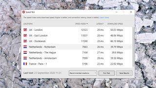 Ytelsestest NordVPN