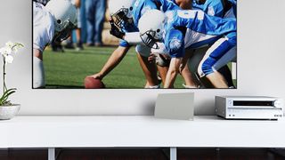 Mohu Gateway Plus HDTV Indoor Antenna on shelf