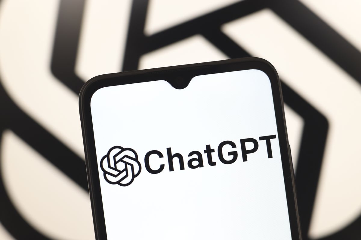 ChatGPT on a phone