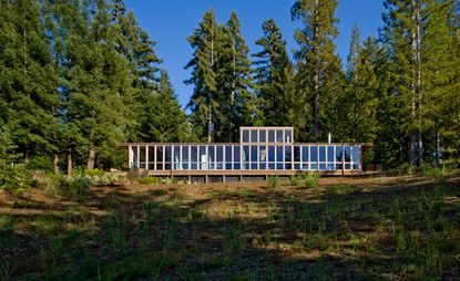 The Sebastopol Residence, situated among rolling hills in northern California