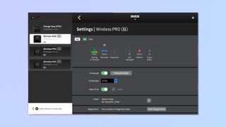 A screenshot of the Rode Central Desktop app in use on a Windows PC