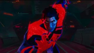 Spider-Man 2099 in Across the Spider-Verse trailer running