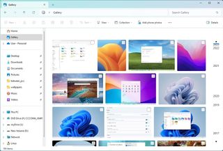 File Explorer Gallery