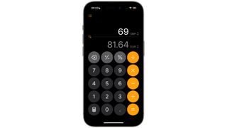 iOS 18 Calculator Convert feature