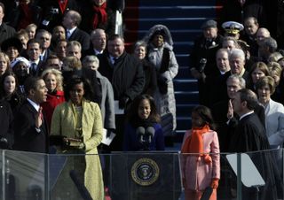 During Obama's first inauguration, Chief Justice John Roberts stumbled over the oath, leading Obama to mix up his words.