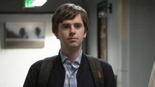 Freddie Highmore as Dr. Shaun Murphy in The Good Doctor Season 7x01