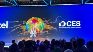 Intel Co-CEO Michelle Johnston Holthaus at CES 2025