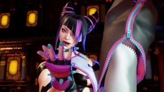 Street Fighter 6 Juri close-up shot