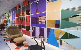 Colourful installation at Conran Shop, London