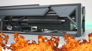 RTX 4090 with clipart flames