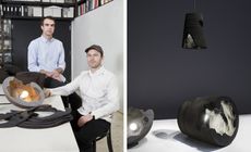  Alex Mustonen and Daniel Arsham of Snarkitecture in their Brooklyn studio