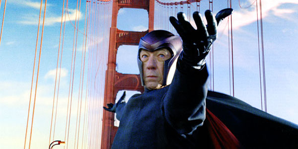 Magneto on the golden gate bridge in The Last Stand