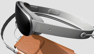 3D render of Apple VR/AR headset