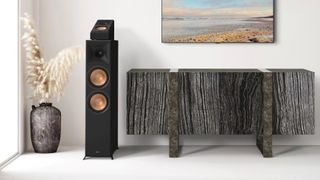 Klipsch floorstander with Dolby Atmos module