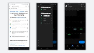 outlook and google calendar sync mobile